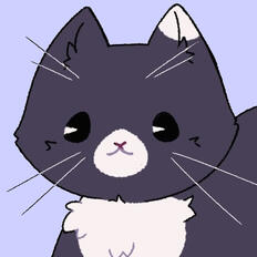 cerise rainier (cat form), oc mine, art twitter@mikulovania